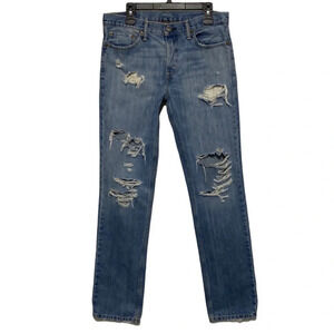 Meltin Pot Distressed Boot Cut Jeans